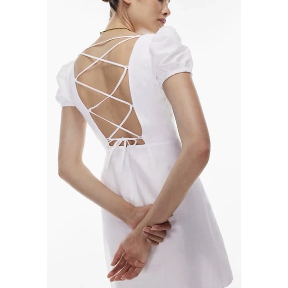 Sunday Best Dresses & Skirts - Aritzia Sunday Best Monday Strappy Back Dress White